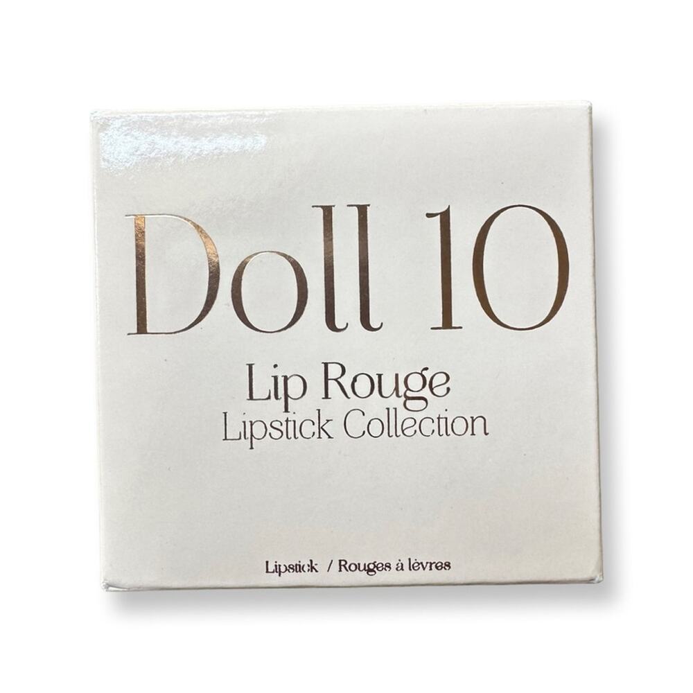 NEW Doll 10 Lip Rouge In Neutral Pinks From Italy